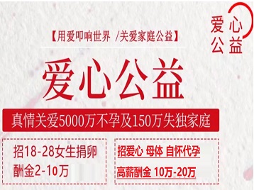 清河门捐卵助孕生子 爱心志愿者招募